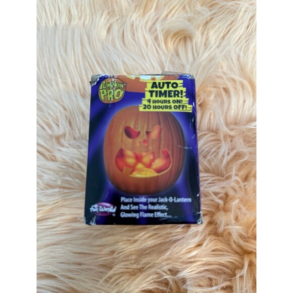 Flaming Pumpkin Halloween Lite NEW! - Picture 2 of 3